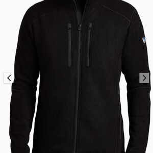 Kühl Men's Black Interceptr Full-Zip Jacket Sweater Size Large